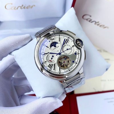 Cartier Automatic Movement 316L Steel 44*12MM Stainless Steel Bracelet Watch